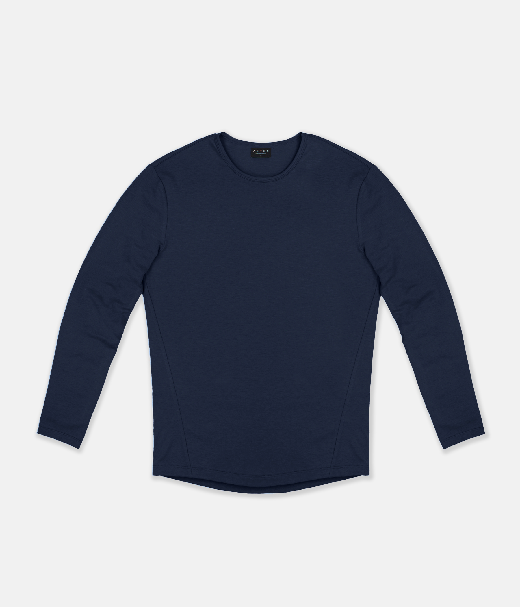 Long sleeve 2024 navy tee shirt