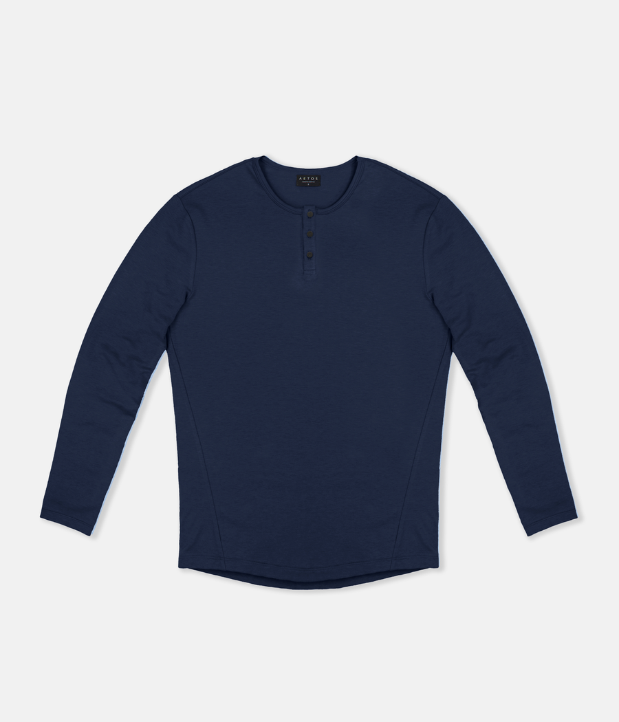 Aetos Long Sleeve Henley – Aetos Apparel