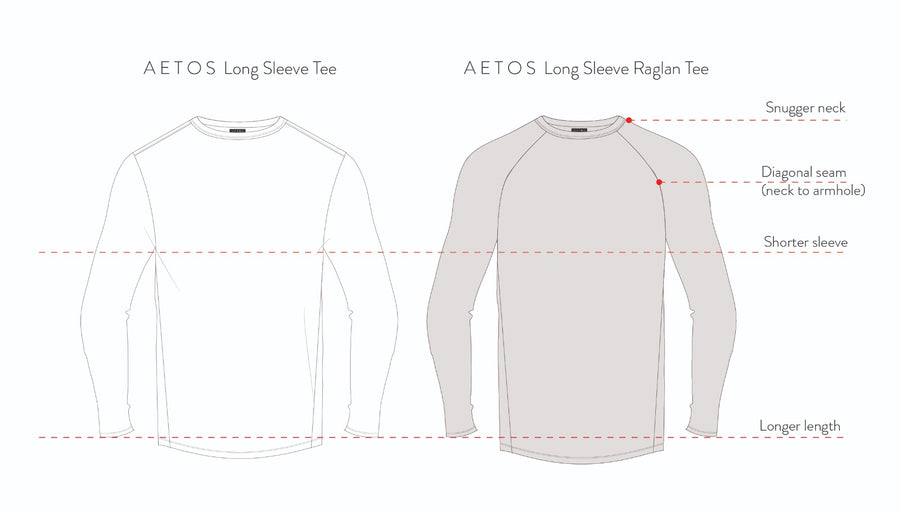 Aetos Long Sleeve Raglan Tee